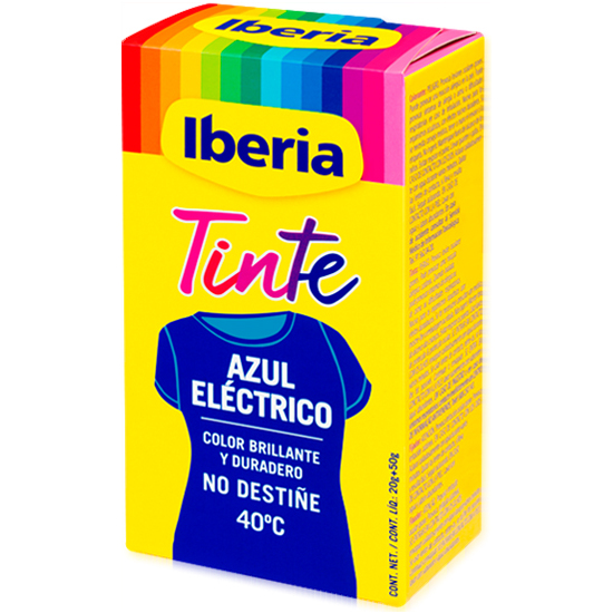 IBERIA TINTE PARA ROPA - AZUL ELECTRICO image 0