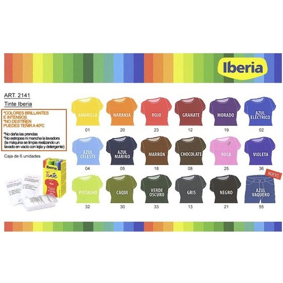 IBERIA TINTE PARA ROPA- MORADO