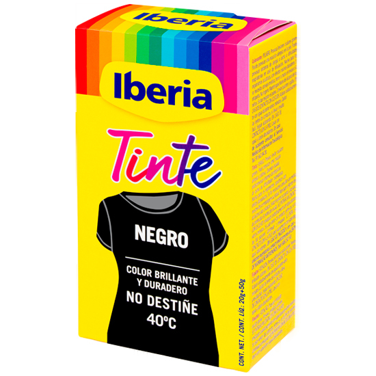 IBERIA TINTE PARA ROPA- NEGRO image 0