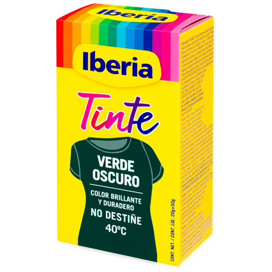 IBERIA TINTE PARA ROPA - VERDE OSCURO image 0