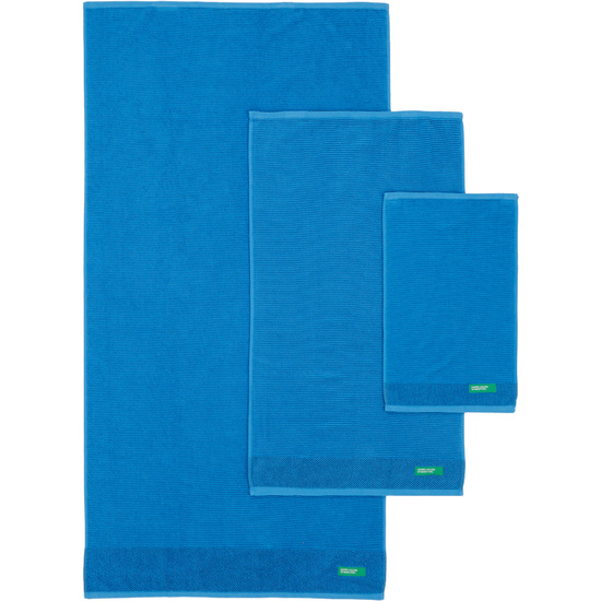 PACK DE 2 SET DE 3 TOALLAS DE BAÑO CADA UNO EN COLOR AZUL Y OTRAS EN VERDE image 6