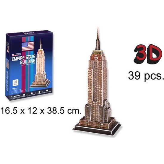 3D PUZZLE EMPIRE STATE BUIDING USA image 0