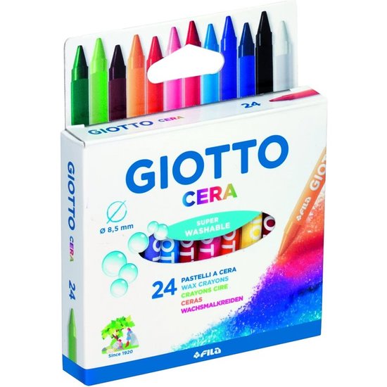 CERAS O CRAYONES DE COLORES X 24 GIOTTO image 0