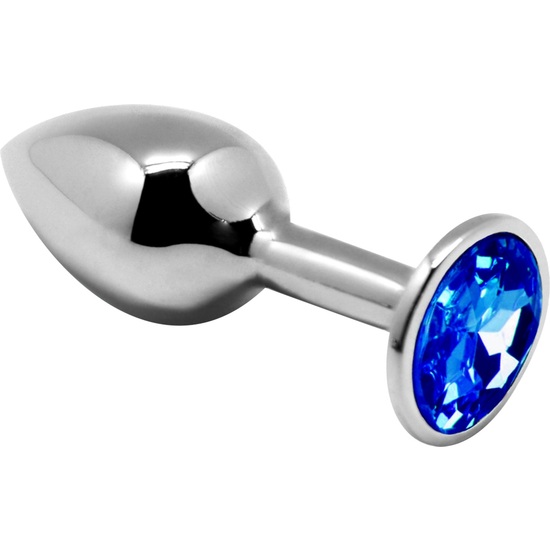 ALIVE - MINI METAL BUTT PLUG L - BLUE image 0