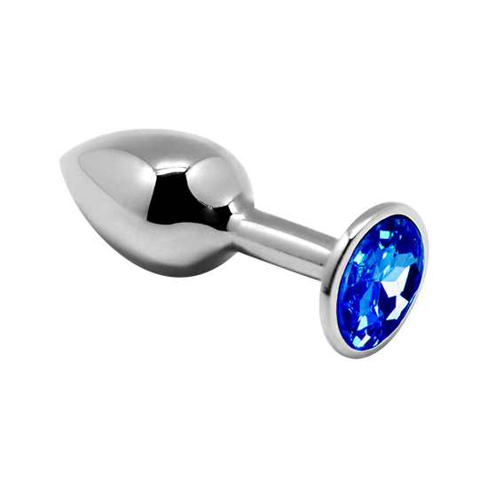 ALIVE - MINI METAL BUTT PLUG M - BLUE image 0