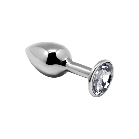 ALIVE - MINI METAL BUTT PLUG S - WHITE image 0