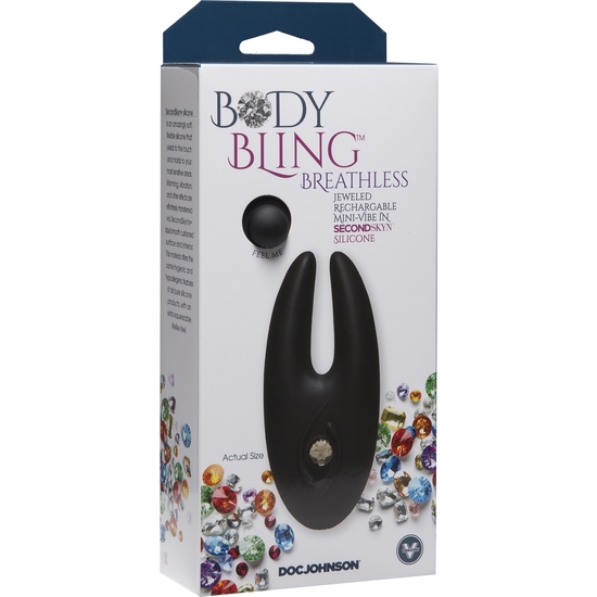 BODY BLING - BREATHLESS - BLACK image 1