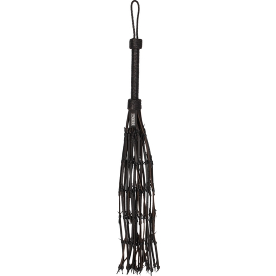 SADDLE LEATHER WITH BARBED WIRE FLOGGER 30 image 0