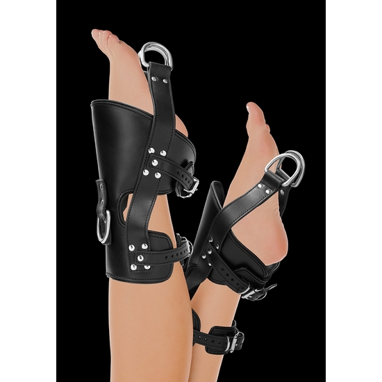 SUSPENSION CUFFS SADDLE LEATHER HEAVY DUTY - BLACK image 0