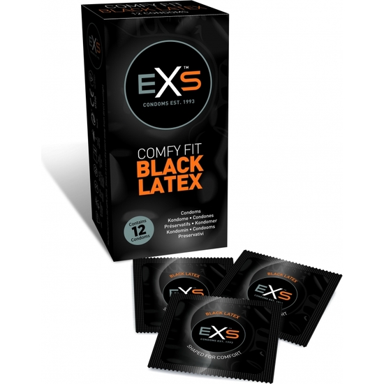 EXS BLACK LATEX - 12 PACK image 0
