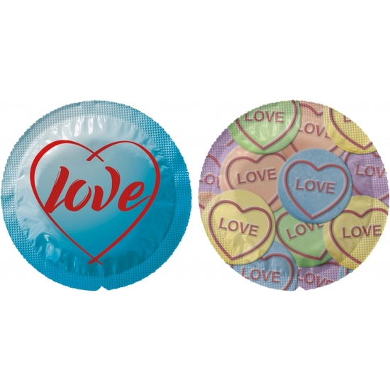EXS THEMED LOVE HEARTS - 100 PACK image 0