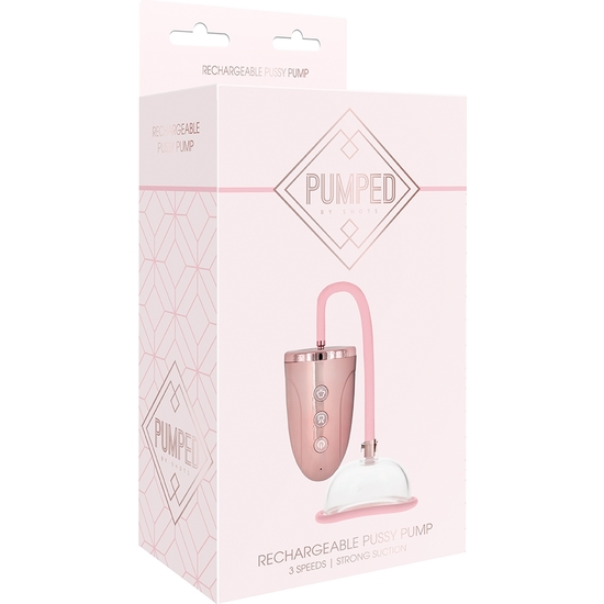 RECHARGEABLE PUSSY PUMP - PINK image 1