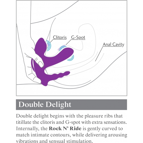 THREESOME ROCK N RIDE - PURPLE image 4