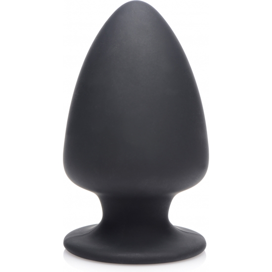 SQUEEZABLE SMALL ANAL PLUG - BLACK image 0