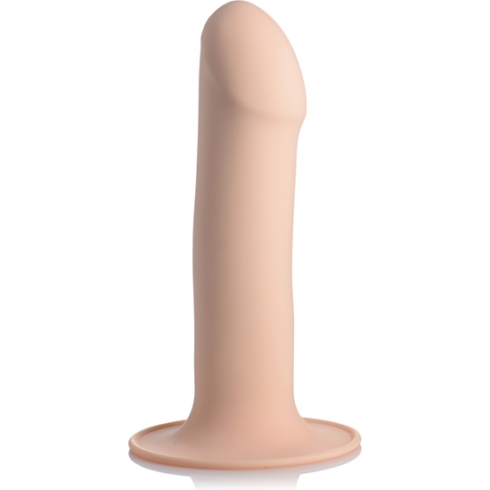 SQUEEZABLE PHALLIC DILDO - FLESH image 0