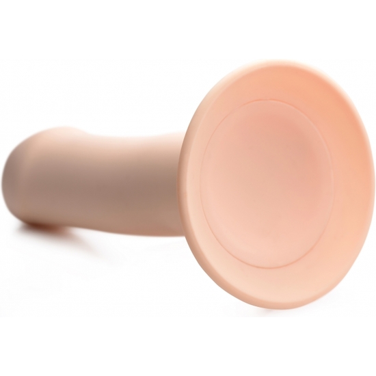 SQUEEZABLE PHALLIC DILDO - FLESH image 1