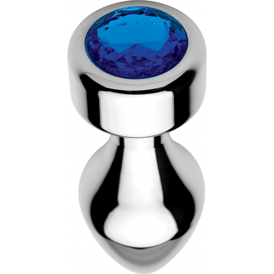 WEIGHTED BASE ALUMINUM PLUG BLUE GEM - MEDIUM image 2