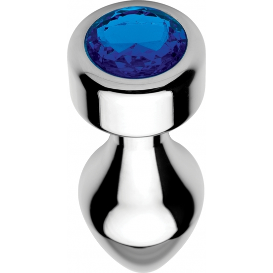 WEIGHTED BASE ALUMINUM PLUG BLUE GEM - MEDIUM image 2