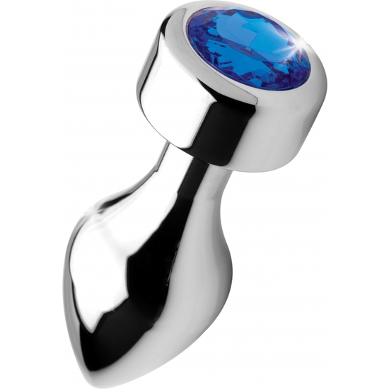 WEIGHTED BASE ALUMINUM PLUG BLUE GEM - MEDIUM image 3