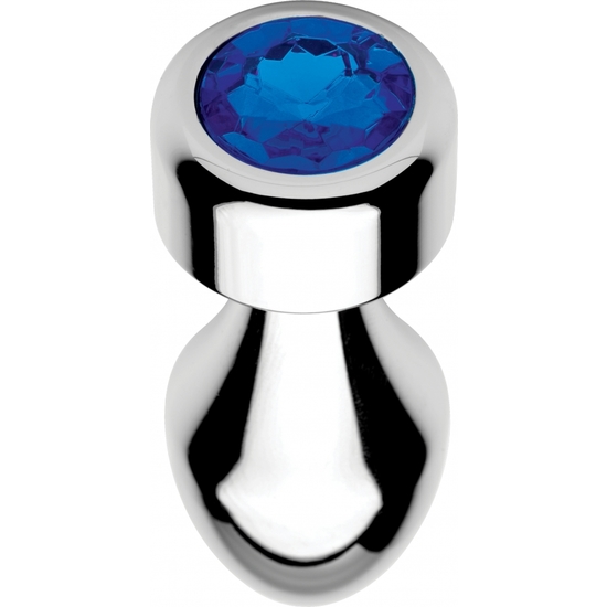 WEIGHTED BASE ALUMINUM PLUG BLUE GEM - SMALL image 1