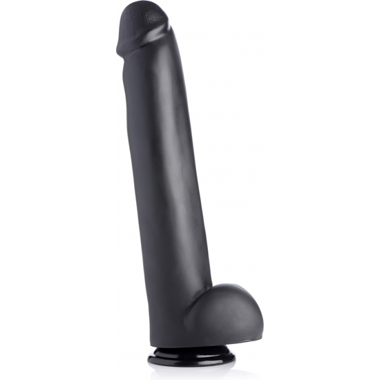 THE MASTER SUCTION CUP DILDO - BLACK image 0