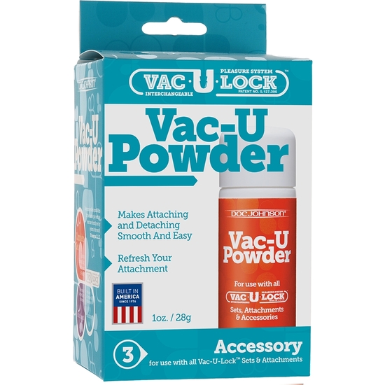 VAC-U POWDER - WHITE - 28GR image 1