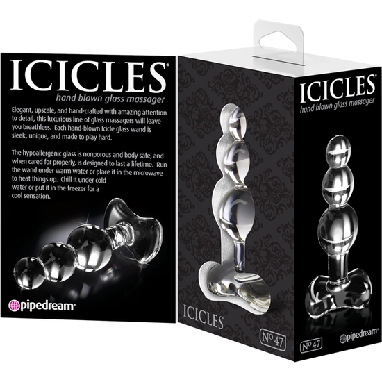 ICICLES NUMBER 47 HAND BLOWN GLASS MASSAGER image 4