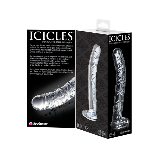 ICICLES NUMBER 60 HAND BLOWN GLASS MASSAGER image 3
