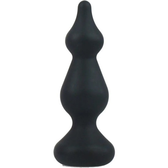 AMUSE BLACK BUTT PLUG - S - BLACK image 0