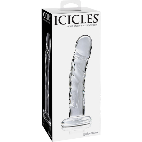 ICICLES NUMBER 62 HAND BLOWN GLASS MASSAGER image 1