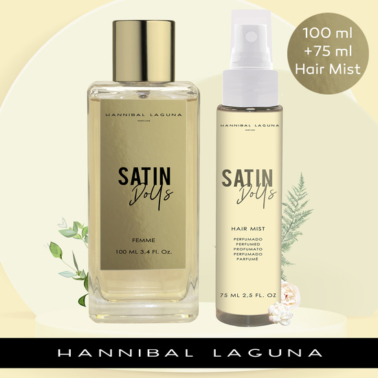 ESTUCHE FRAGANCIA 100 ML + HAIR MIST HANNIBAL LAGUNA SATIN DOLLS image 1