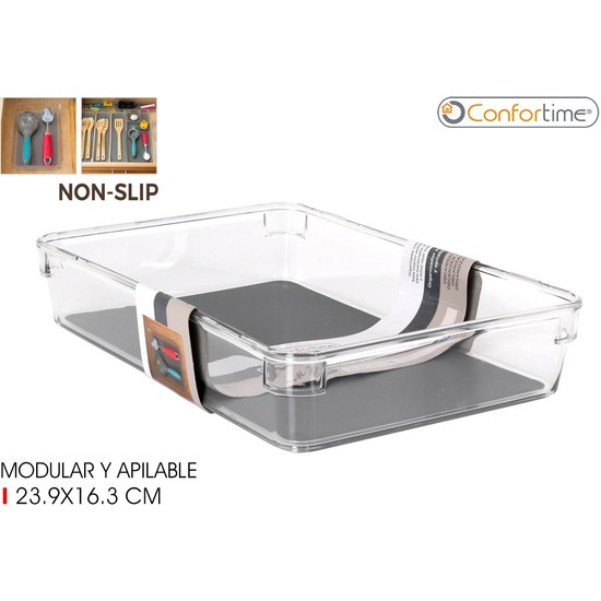 ORGANIZER SHELF NON-SLIP PET 23.9X16.3CM image 0