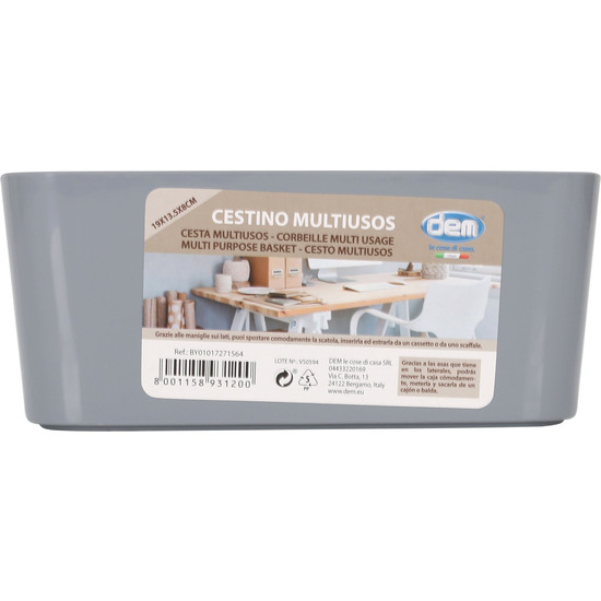 CESTA MULTIUSOS 4S 19X13.5X8CM CONFORTIME image 1