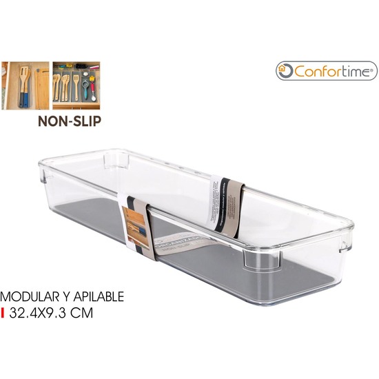 ORGANIZER SHELF NON-SLIP PET 32.4X9.3CM image 0