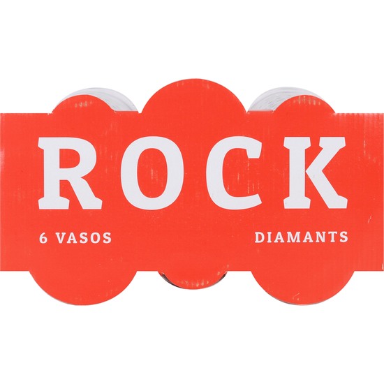 SET 6 VASOS 290CC ROCK DIAMANTS image 3