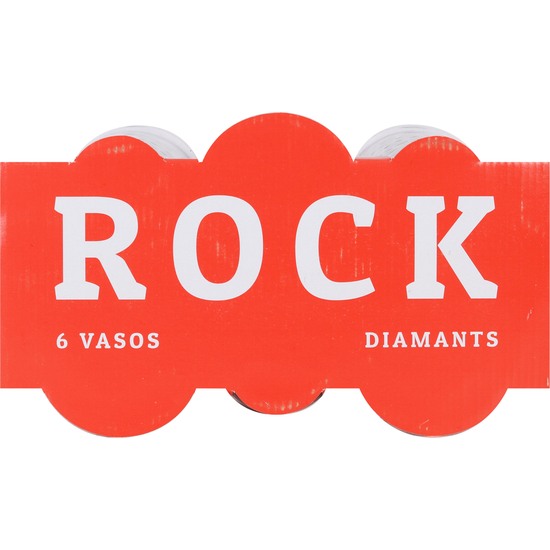SET 6 VASOS 290CC ROCK DIAMANTS image 3
