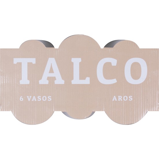 SET 6 VASOS 250CC TALCO AROS image 3