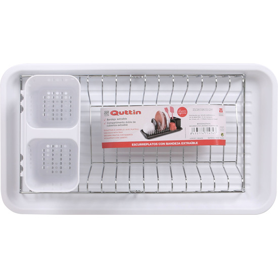 DISH DRYER W/TRAY 35.5X18X10CM  image 3