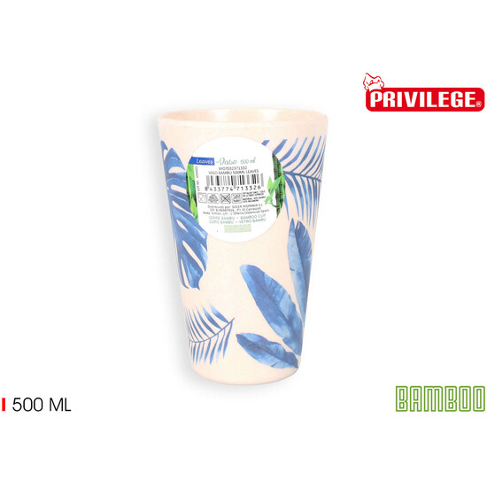 BAMBOO CUP 500ML LEAVES PRIVILEGE image 0