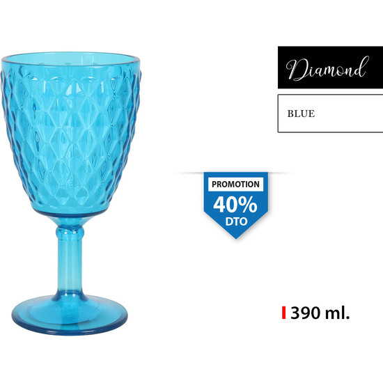 COPA 390ML PS BLUE DIAMOND image 0