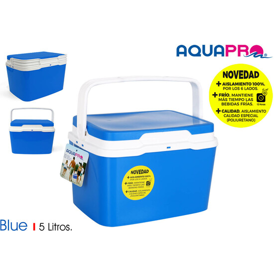 NEVERA PU 5 LITROS BLUE AQUAPRO image 0