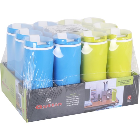 BOTELLA TERMO PLAST. 400ML QUTTIN image 5
