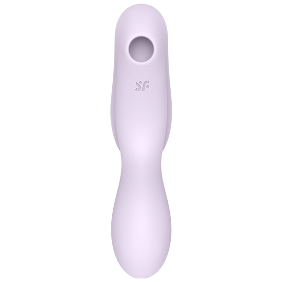 SATISFYER CURVY TRINITY 2 INSERTABLE AIR PULSE VIBRATOR - VIOLET image 5