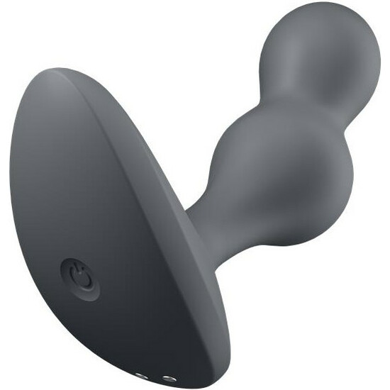 SATISFYER DEEP DIVER VIBRATING ANAL PLUG - BLACK image 1