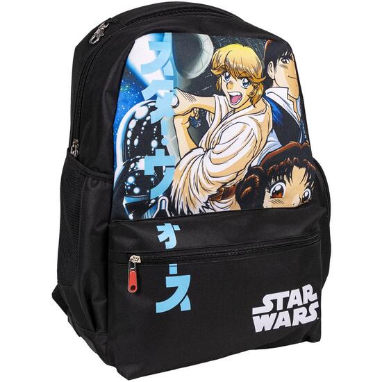 MOCHILA ESCOLAR GRANDE 44 CM STAR WARS BLACK image 0