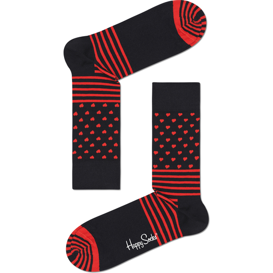 CALCETINES STRIPES AND HEART SOCK image 0