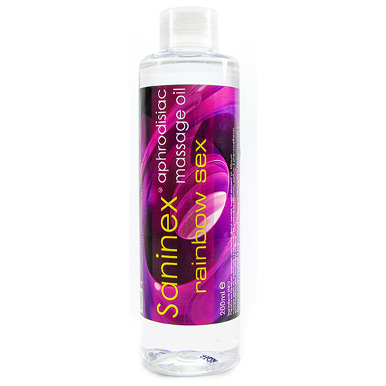 SANINEX APHRODISIAC MASSAGE OIL RAINBOW SEX image 0