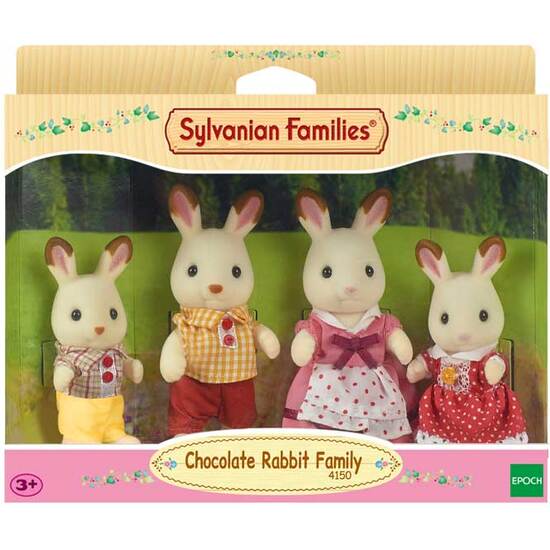 FAMILIA CONEJOS CHOCOLATE SYLVANIAN image 0