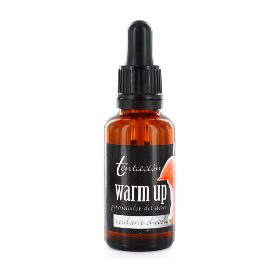 TENTACION POTENCIADOR DEL DESEO WARM UP COULANT CHOCOLATE 30ML image 0