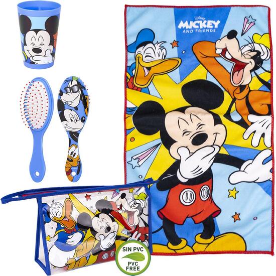 NECESER ASEO VIAJE ACCESORIOS MICKEY BLUE image 0